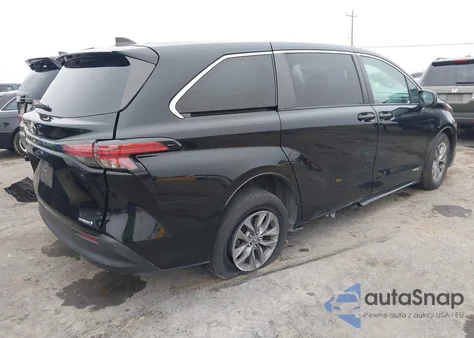 2021 Toyota Sienna Le из США, поврежденный, VIN 5TDKRKEC8MS009691